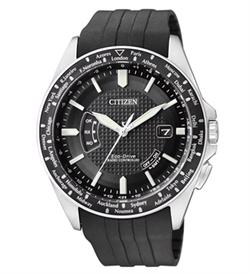 Image of CB0027-00E, Citizen Eco-Drive Radiostyret Herreur med gummi rem